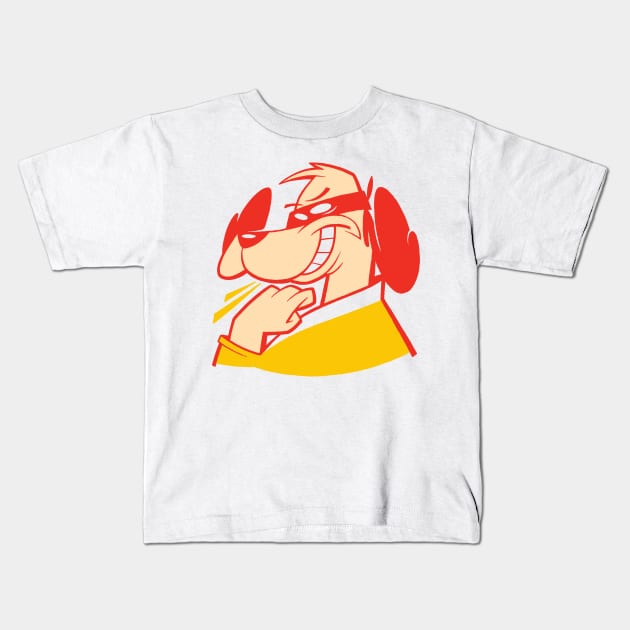 Hong Kong Phooey Kids T-Shirt by dannyrumbl